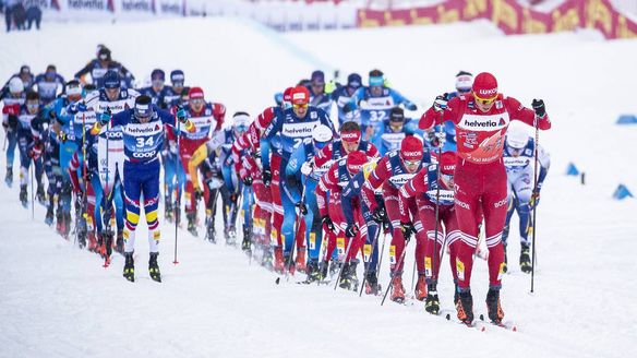 Alexander Bolshunov takes clear Tour de Ski lead after 15km C