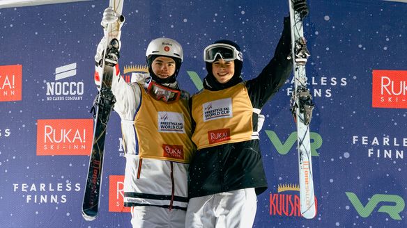 Moguls event kicks off Ruka’s freestyle opener in style