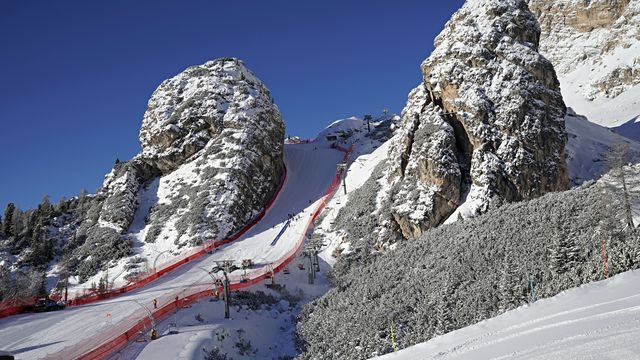 CORTINA D'AMPEZZO, ITALY - JANUARY 18 : Ambiance during the Audi FIS Alpine Ski World Cup Women's Downhill on January 18, 2019 in Cortina d'Ampezzo Italy. (Photo by Francis Bompard/Agence Zoom)