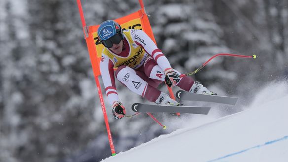 Mayer storms to victory in Lake Louise