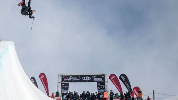 Sildaru and Porteous go for gold in Cardrona JWC halfpipe