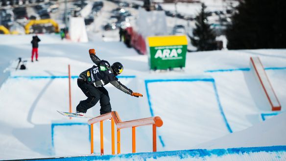 Gasser and Roisland win slopestyle World Cup opener