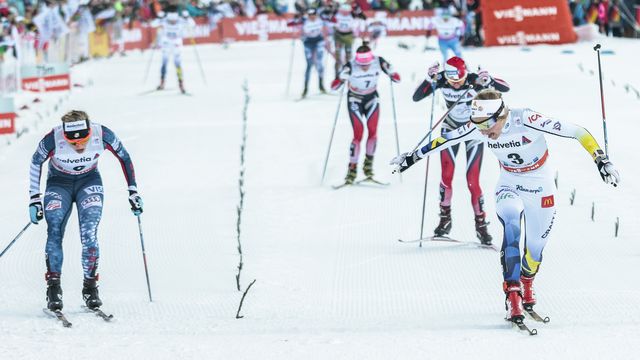 FIS world cup cross-country, tour de ski, skiathlon women, Oberstdorf (GER)