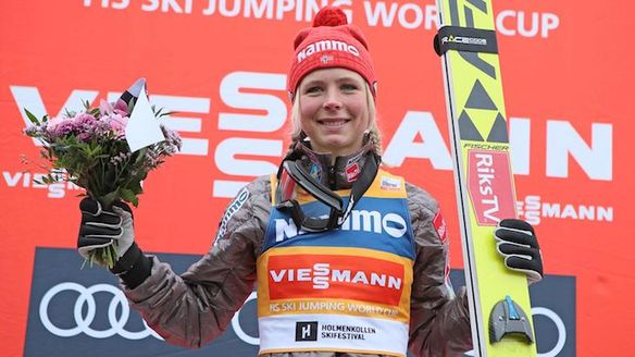 Clear victory of Maren Lundby in Holmenkollen