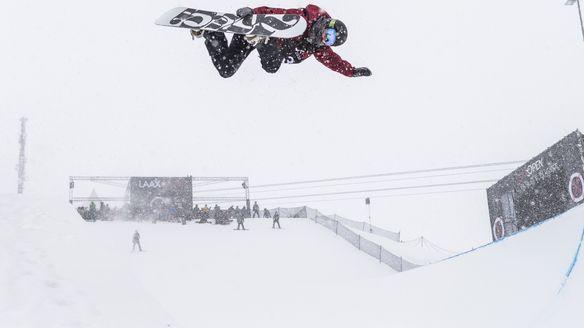 LAAX OPEN: Liu and Burgener top halfpipe semi finalists