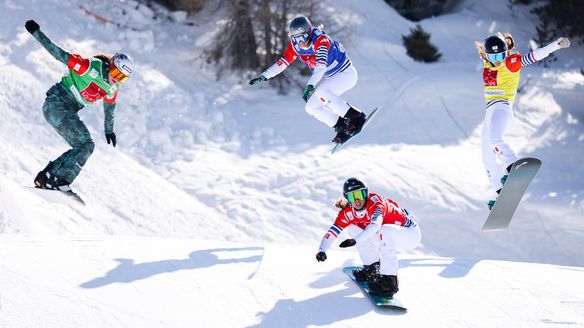 Veysonnaz (SUI) ready for FIS Snowboard Cross World Cup