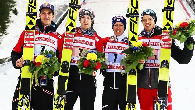 Gregor Schlierenzauer, Michael Hayboeck, Stefan Kraft, Philipp Aschenwald