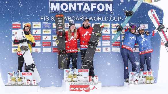 Team Italy wins mixed-team event in Montafon