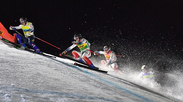 Night race SX spectacle in Arosa with Canadian winners