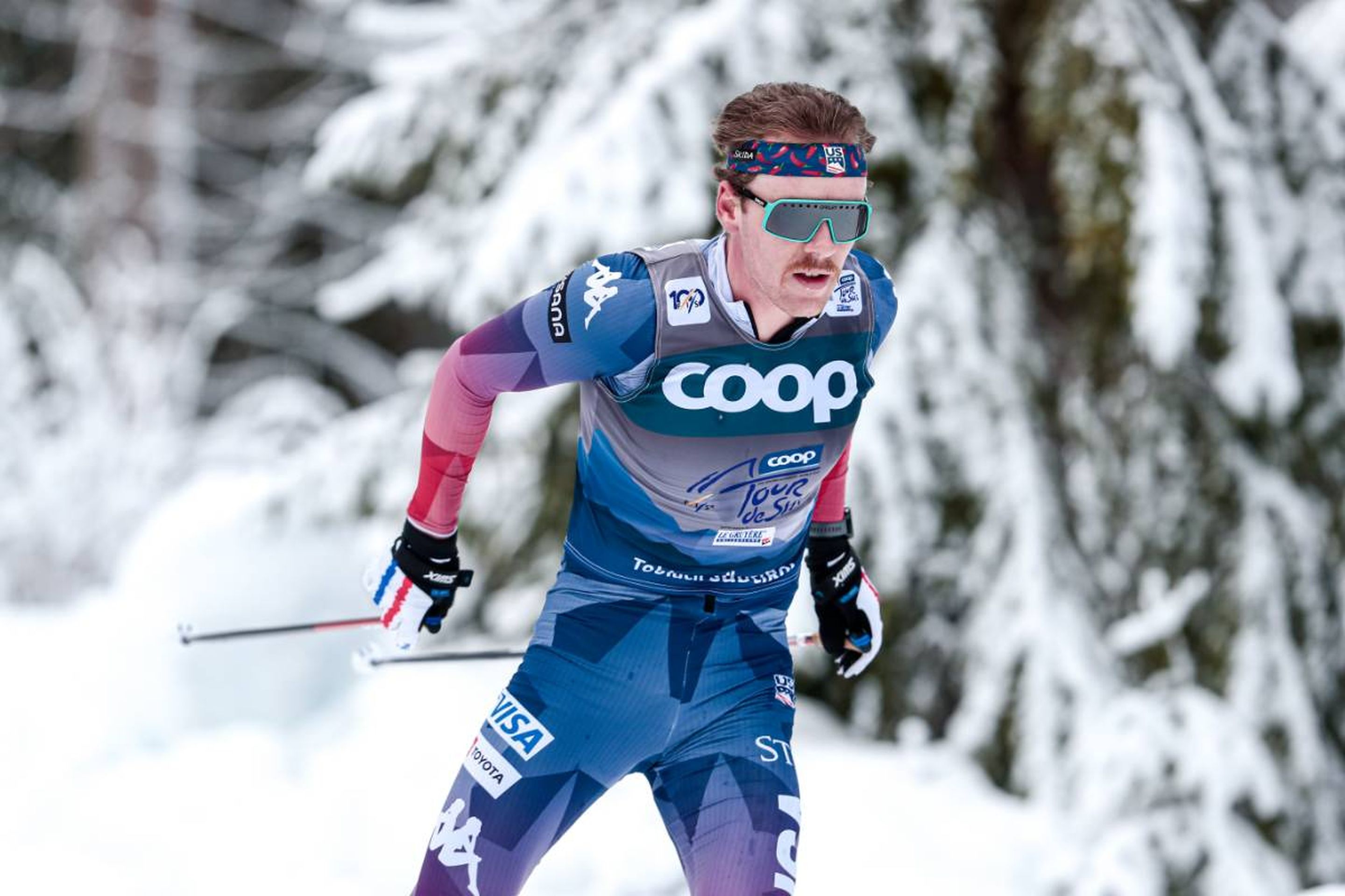 At 23, Ben Ogden (USA) will be hoping his podium in Toblach, Italy will be the first of many @ Nordic Focus