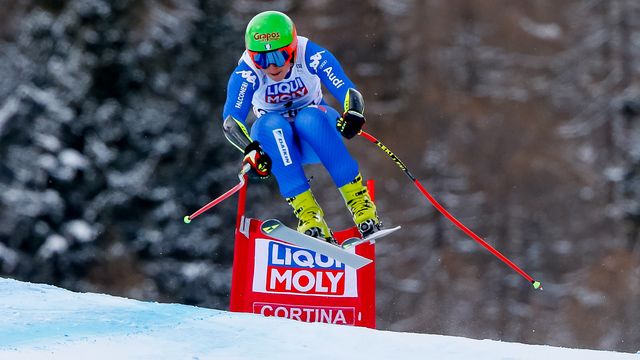 CORTINA D'AMPEZZO, ITALY - JANUARY 21: Johanna Schnarf of Italy competes during the Audi FIS Alpine Ski World Cup Women's Super G on January 21, 2018 in Cortina d'Ampezzo, Italy. (Photo by Christophe Pallot/Agence Zoom)