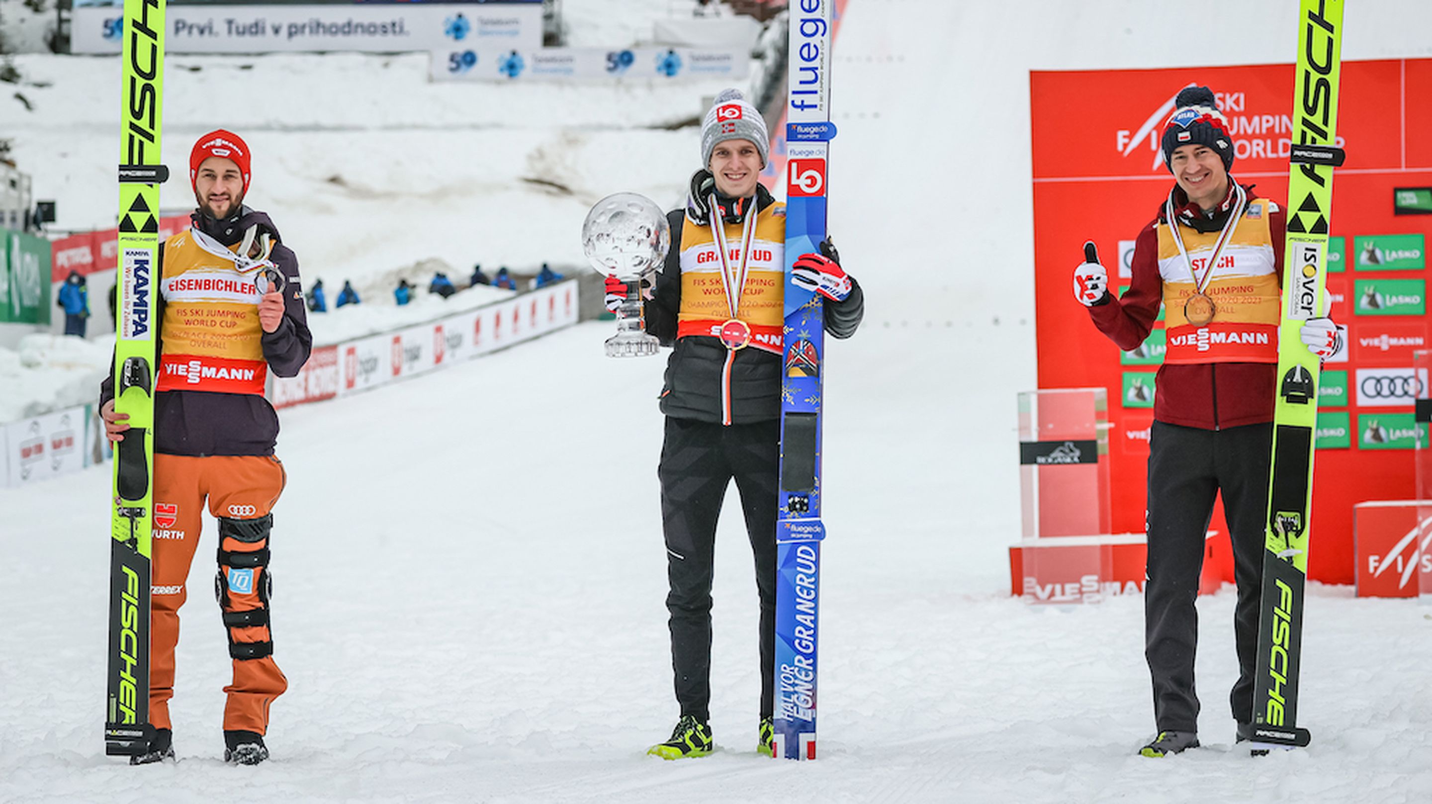 Markus Eisenbichler, Halvor Egner Granerud, Kamil Stoch