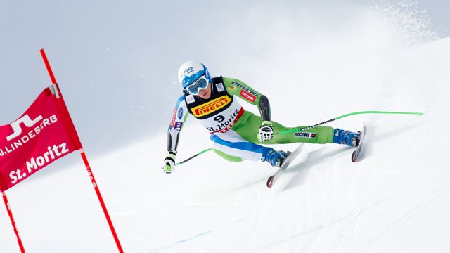 ST. MORITZ, SWITZERLAND Ð FEBRUARY 07: Ilka Stuhec of Slovenia competes during the FIS Alpine Ski World Championships Women's Super-G on February 07, 2017 in St. Moritz, Switzerland (Photo by Alexis Boichard/Agence Zoom)