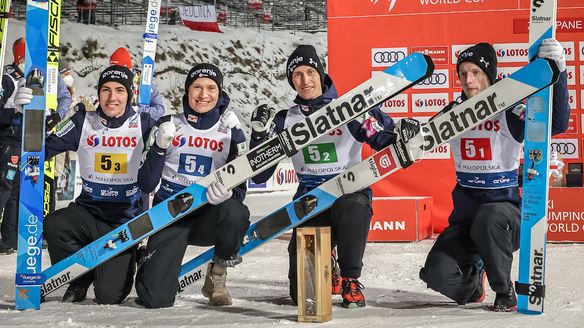 Slovenia dominates team event in Zakopane