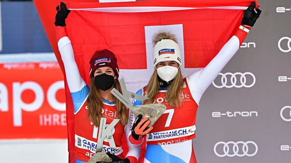 Swiss one-two in Garmisch-Partenkirchen