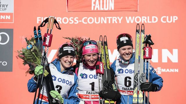 FIS world cup cross-country, pursuit women, Falun (SWE)