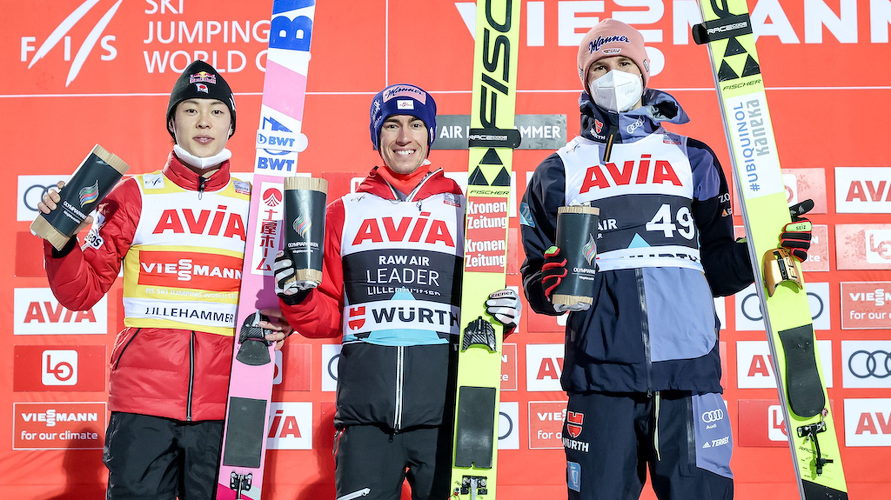 Ryoyu Kobayashi, Stefan Kraft, Karl Geiger