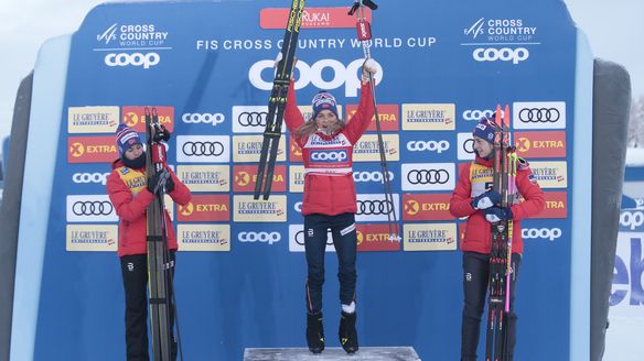 An all Norwegian podium at Ruka Nordic 15km F pursuit