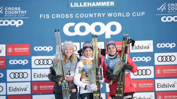 Therese Johaug remains unbeatable in Lillehammer