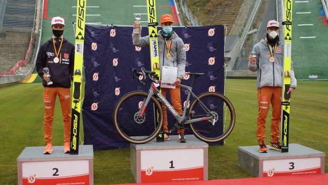 Martin Hamann, Markus Eisenbichler, Karl Geiger - © audiarena.de