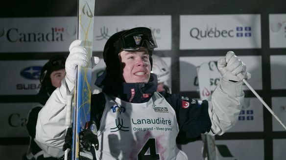 Anthony and Wallberg Triumph at Val St. Come Moguls World Cup