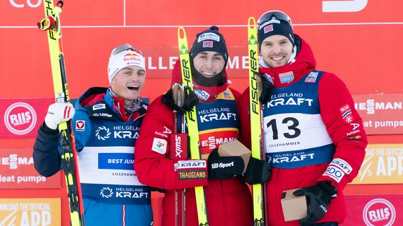 Lillehammer (NOR): Riiber beats the cold on home soil