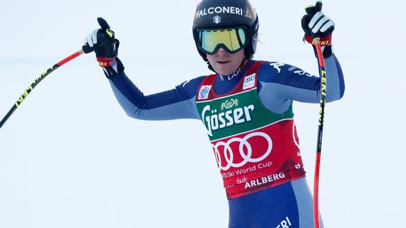 Goggia in a class of her own in St. Anton downhill