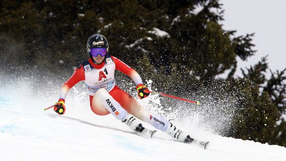 Gut-Behrami embraces imperfection to win second St. Anton super-G