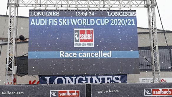 First downhill in Saalbach cancelled