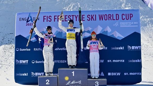 Scott and Kotovskyi shine under blue skies in St. Moritz