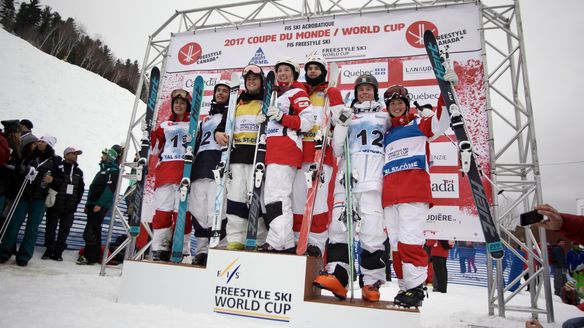 Canadians dominant on home soil in Val St. Come moguls