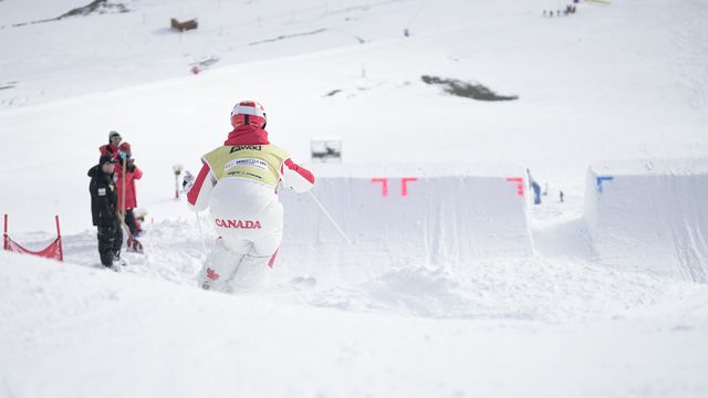 Moguls practice - FIS Freestyle World Cup - Moguls - Alpe d'Huez (FRA) - 2023. Photo: Mateusz Kielpinski (FIS)