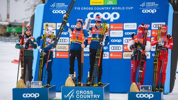 Career milestone set with World Cup victory for Northug & Larsen