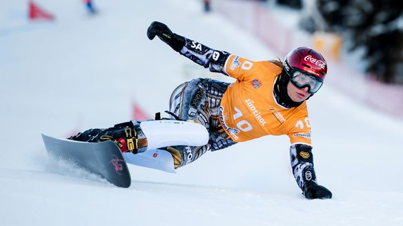 Ledecka and Sobolev victorious in Alpine Snowboard World Cup season's opener