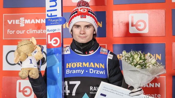 Marius Lindvik takes home win in Oslo