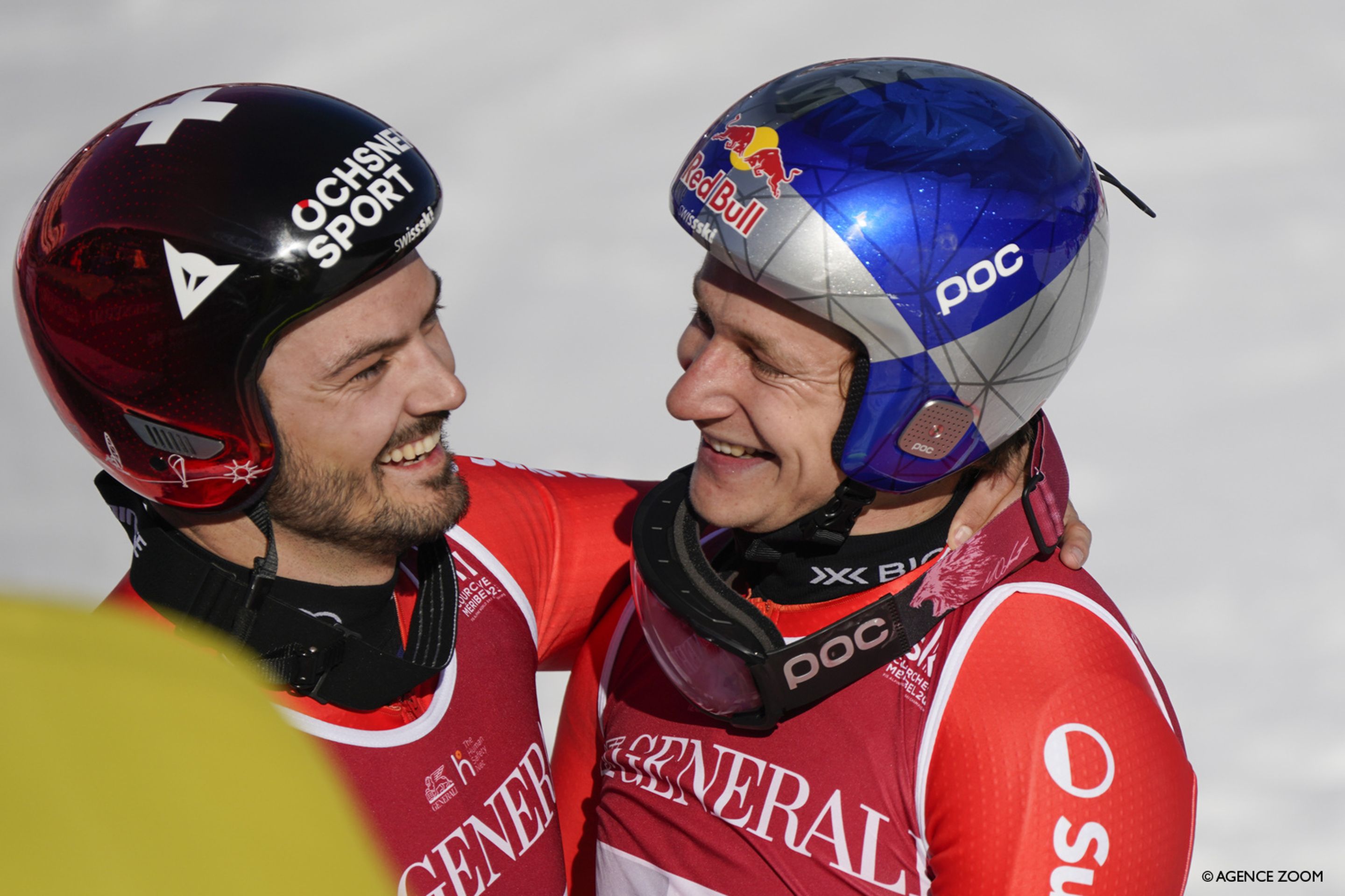 It was a great day for Swiss ski fans, with Loic Meillard taking silver (Agence Presse)