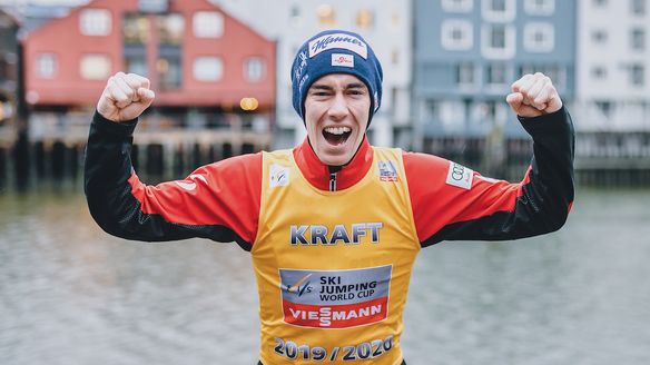 Stefan Kraft and Maren Lundby are 2019/20 Overall World Cup champions