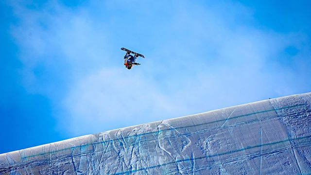 PYEONGCHANG-GUN, SOUTH KOREA - FEBRUARY 11: Redmond Gerard wins the gold medal during the Snowboarding Men's Slopestyle Finals at Pheonix Snow Park on February 11, 2018 in Pyeongchang-gun, South Korea. (Photo by Laurent Salino/Agence Zoom)
