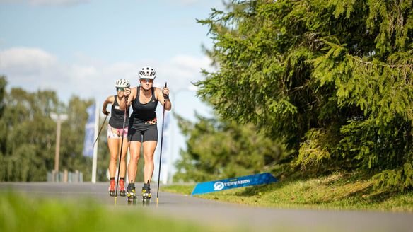 Warm up for the FIS Roller Skiing World Cup Otepää, EST