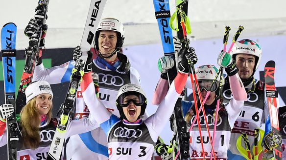 Switzerland claims gold in the Alpine Team Event