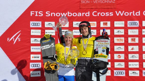Snowboard Cross World Cup Crystal Globe winners 2019/20