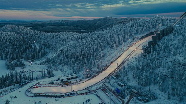 Rukatunturi hill in Ruka