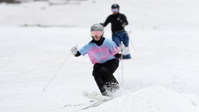 Hannah Soar (USA) training at Timberline © Lara Carlton/US Ski & Snowboard