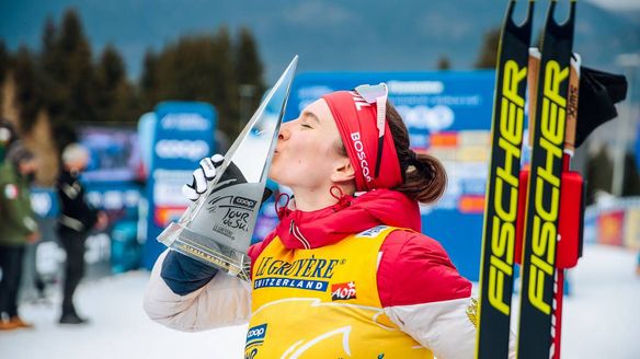 Natalia Nepryaeva wins Tour de Ski 2021/22