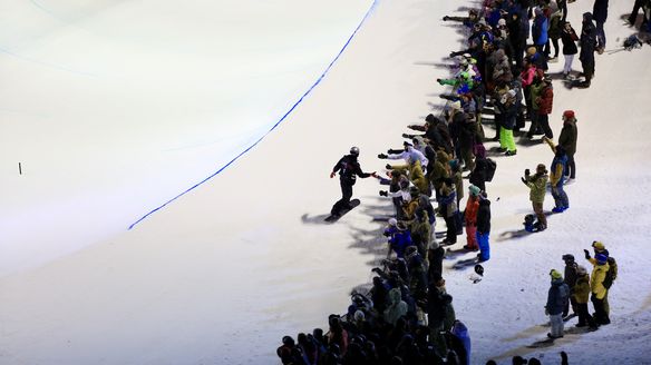 Next-level Laax Open halfpipe World Cup wins for Kim and James