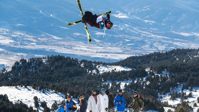 19122017, Font Romeu, Occitanie France. Reconnaissance et premiers entrainements sur le snowpark de Font Romeu.