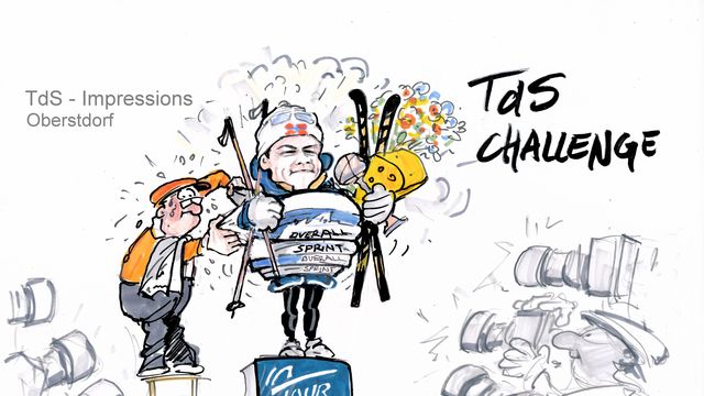 Will Johannes Høsflot Klæbo manage to keep the leader position through to the end? by Thomas Zipfel