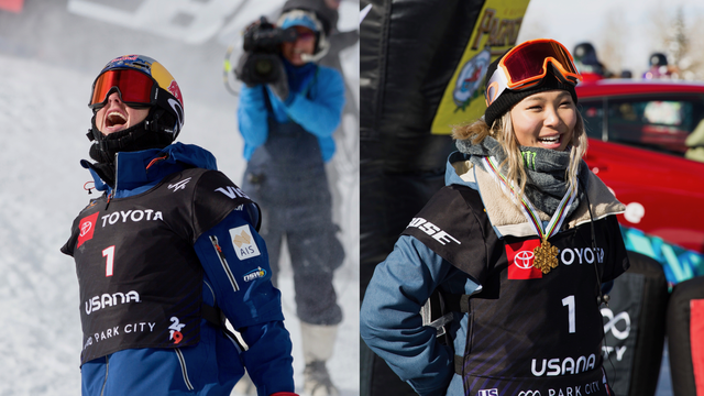 Scotty James (AUS) and Chloe Kim (USA) © Sarah Brunsson/USSA