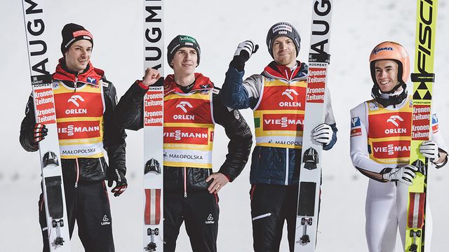 Manuel Fettner (AUT), Daniel Tschofenig (AUT), Michael Hayboeck (AUT), Stefan Kraft (AUT)