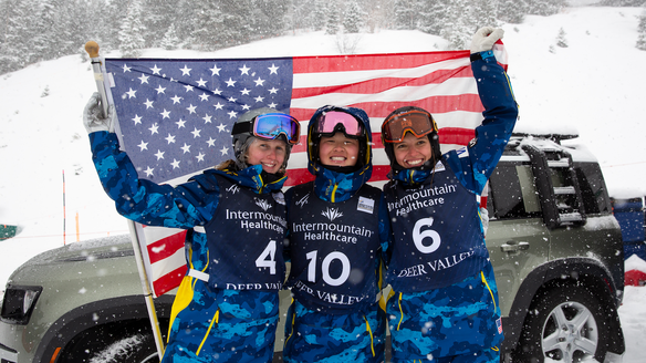 Owens leads US women's dual moguls sweep while Kingsbury completes the men's double